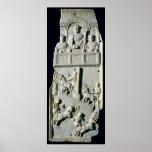 Abschnitt eines Diptych Poster