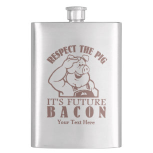 ABSCHNITT IN BACON-benutzerdefinierte Flasche Flachmann