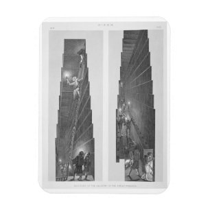 Abschnitte der Galerie in der großen Pyramide, Magnet