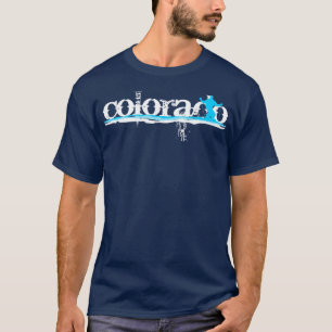abschüssige Skistreifen: Colorado T-Shirt