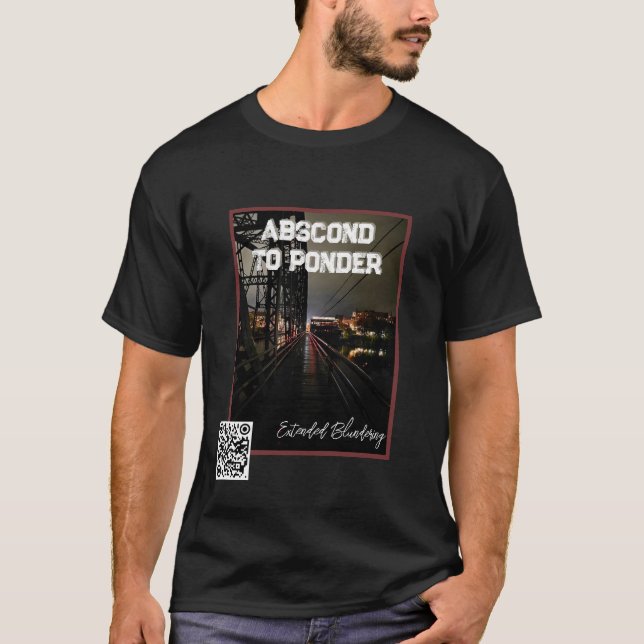 Abscond To Ponder 'Street' QR T-Shirt (Vorderseite)