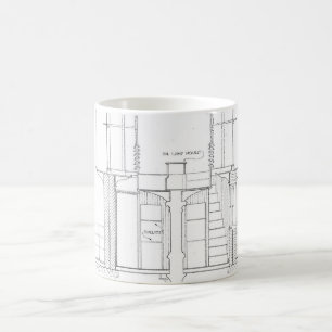 Absecon Leuchtturm-Plan Tasse