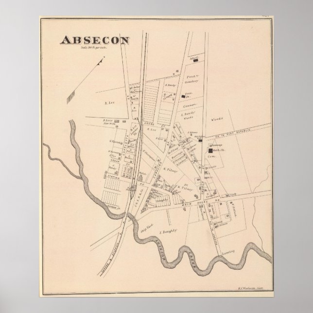 Absecon, New Jersey Poster (Vorne)