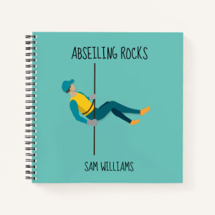 Abseilen Notizbuch