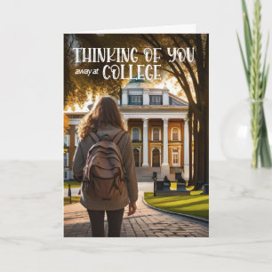 Abseits der Uni denken Sie an Ihre Studentin Karte