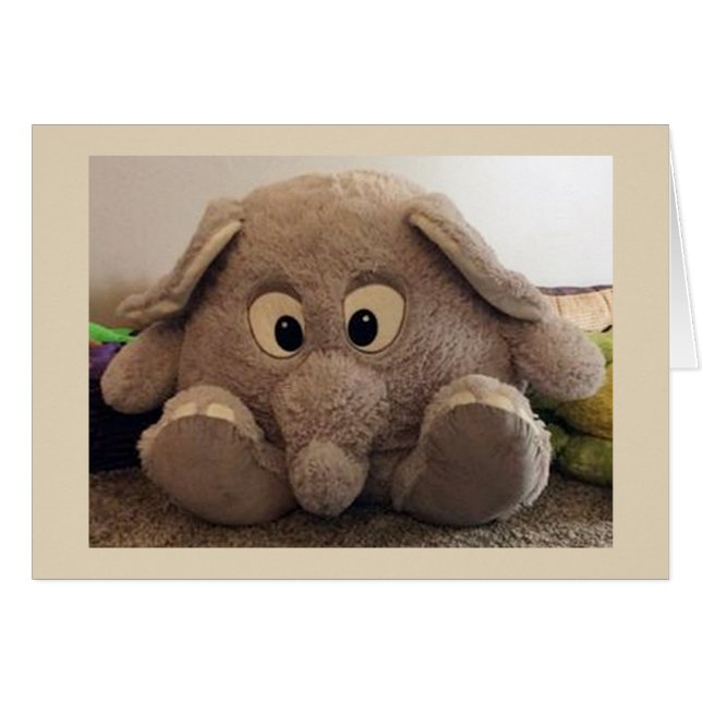 ABSENDEN VON "EIN ELEFANT" UND KEIN FAHRZEUG BEI * (Vorderseite (Horizontal))