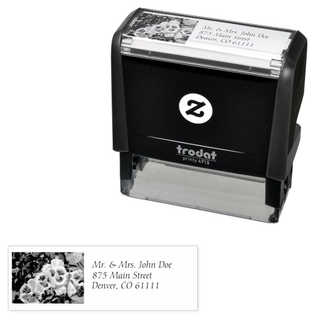 Absender mit Stempel oder Handschrift (Beispiel)