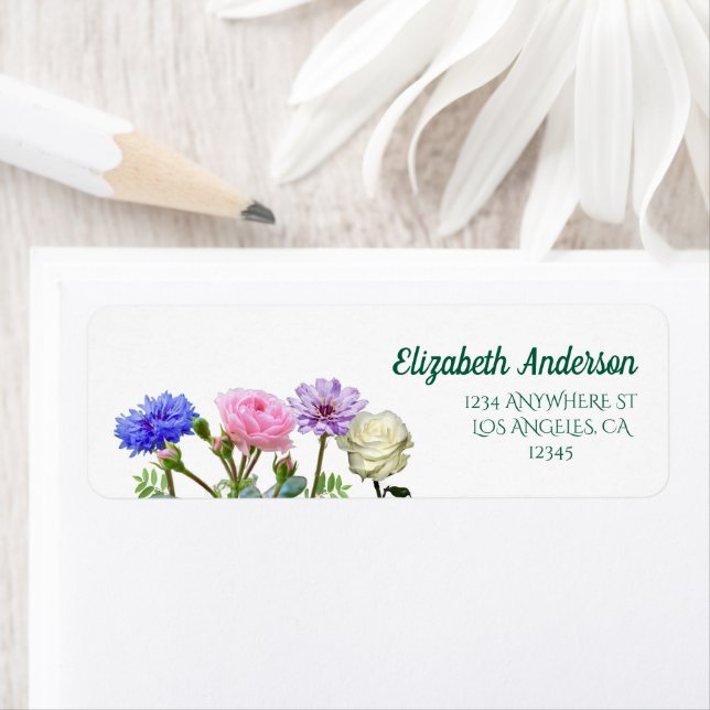 Absenderadresse Gartenparty zum Abschluss (Insitu)