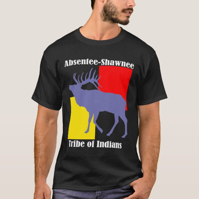 Absentee-Shawnee-Stamm der Amerikanische Ureinwohn T-Shirt (Vorderseite)