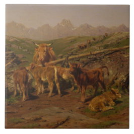 Absetzen der Kälber (Kuhzucht) Fliese