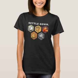 Absetzen der Spielabend längste Siedler T-Shirt
