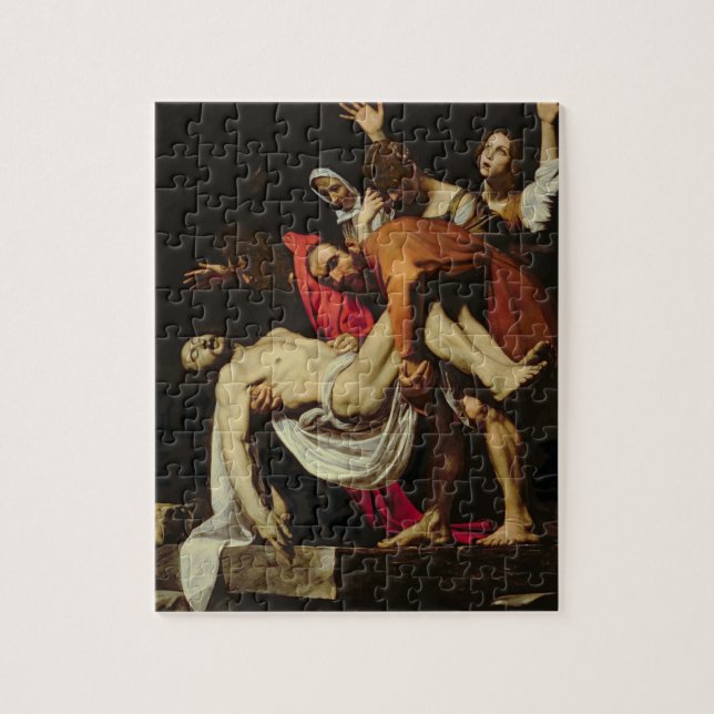 Absetzung, 1602-4 (Öl auf Leinwand) Puzzle (Vertikal)