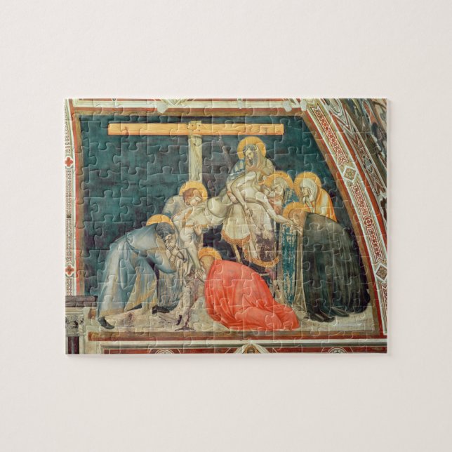 Absetzung, c.1320 (Fresko) Puzzle (Horizontal)