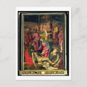 Absetzung vom Kreuz, 1582 (Tempera auf Tafel) Postkarte