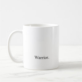 Absicht "Krieger " Kaffeetasse