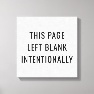 absichtlich leinwanddruck