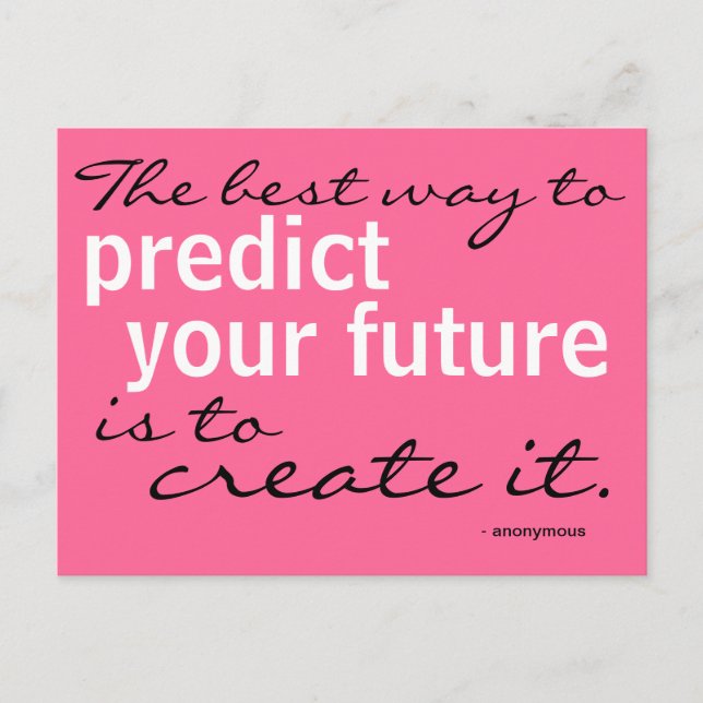 Absichtserklärung - Postkarte (Vorderseite)