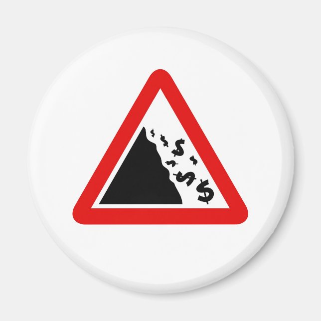 Absinken des Dollars Magnet (Vorne)