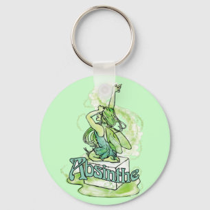 Absinth-Zuckerwürfel-Fee Schlüsselanhänger