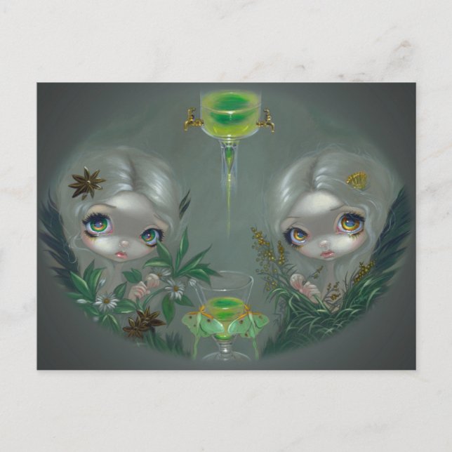 "Absinthe:  Anise and Artemisia" Postkarte (Vorderseite)