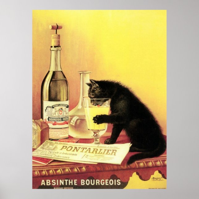 Absinthe Bourgeois Poster (Vorne)