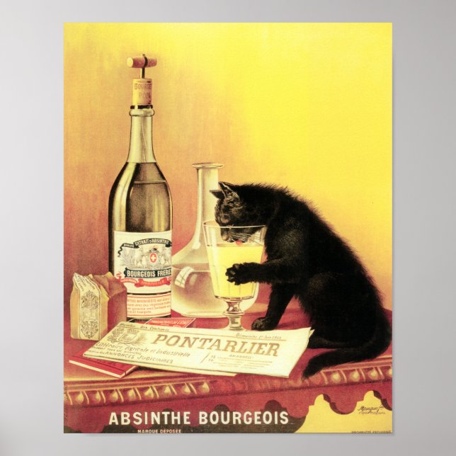 Absinthe Bourgeois Poster (Vorne)