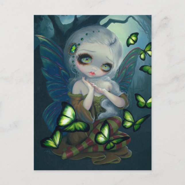 "Absinthe Butterflies" Postkarte (Vorderseite)