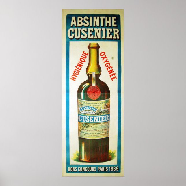 ABSINTHE CUSENIER Poster (Vorne)