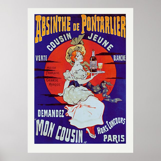 Absinthe de Pontarlier Poster (Vorne)