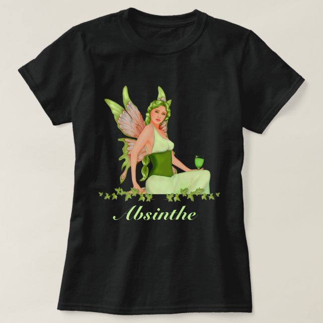 Absinthe - Die grüne Märchen T-Shirt (Design vorne)