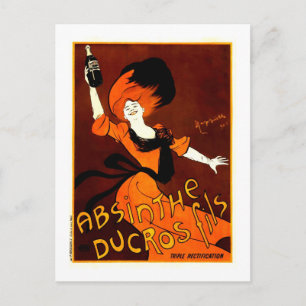 Absinthe Ducros Fils Leonetto Cappiello Kunstmuseu Postkarte