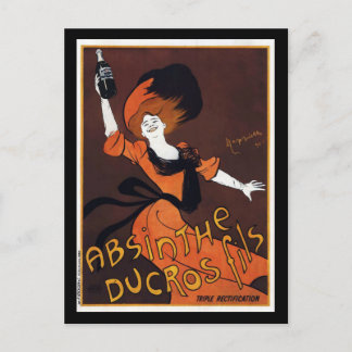 Absinthe Ducros Söhne Postkarte