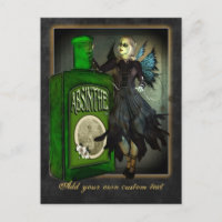 Absinthe Faerie Postcard
