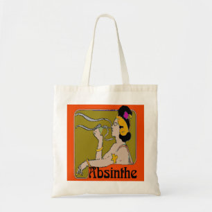 Absinthe-Frau Tragetasche