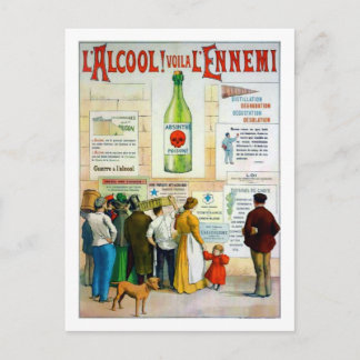 Absinthe Giison Postkarte