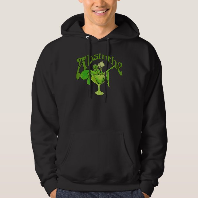 Absinthe Girl in Glass Hoodie (Vorderseite)
