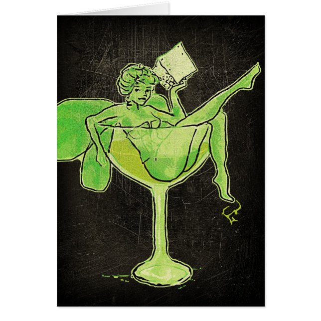 Absinthe Girl in Glass (kein Text) (Vorne)