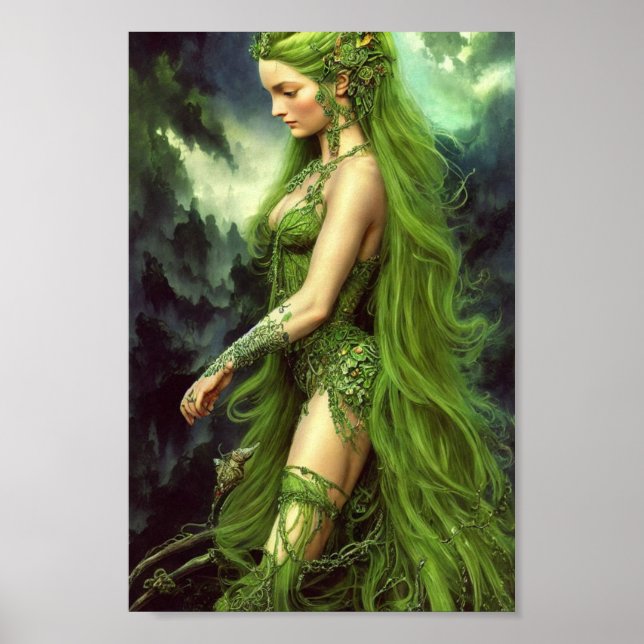 Absinthe Green Fairy Poster (Vorne)