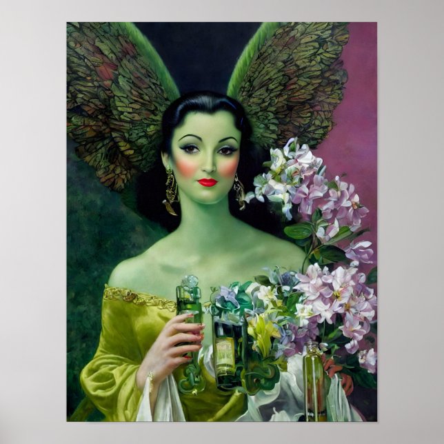 Absinthe Green Fairy Poster (Vorne)
