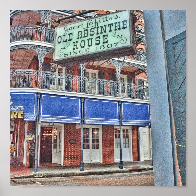 Absinthe House Poster (Vorne)