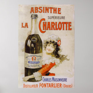 Absinthe La Charlotte Poster