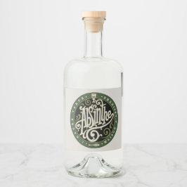 Absinthe Label 2 Alkoholflaschenetikett