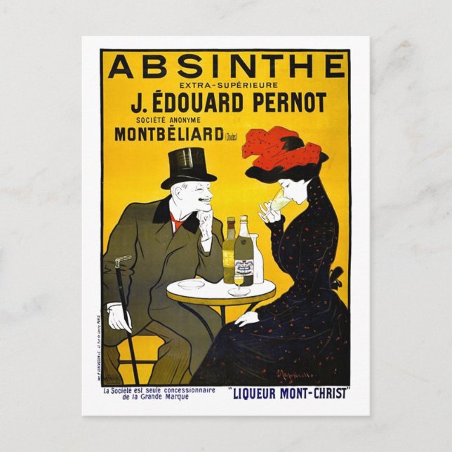 Absinthe Leonetto Cappiello Vintage Werbung Postkarte (Vorderseite)