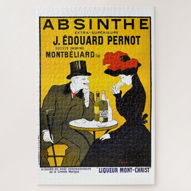 Absinthe Leonetto Cappiello Vintage Werbung Puzzle (Vertikal)