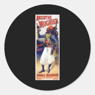 Absinthe Mugnier Runder Aufkleber