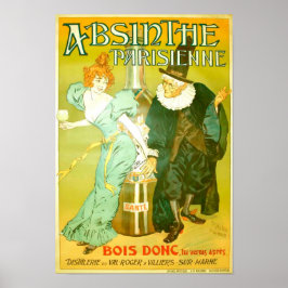 Absinthe Parisienne Gélis-Didot Malteste Kunstkuns Poster
