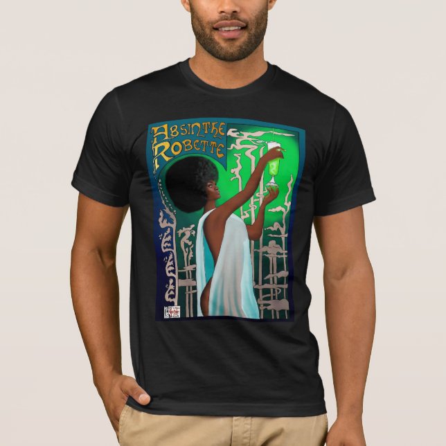 Absinthe-Plakat T-Shirt (Vorderseite)