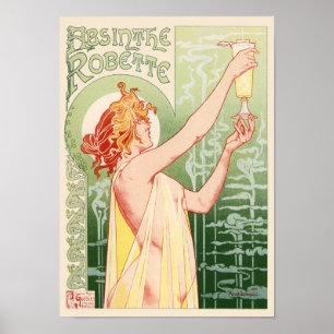 Absinthe Robette - Alkohol Vintag Poster
