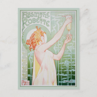 Absinthe Robette (Minze) Postkarte