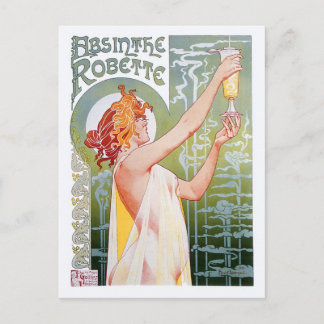 Absinthe Robette Postkarte
